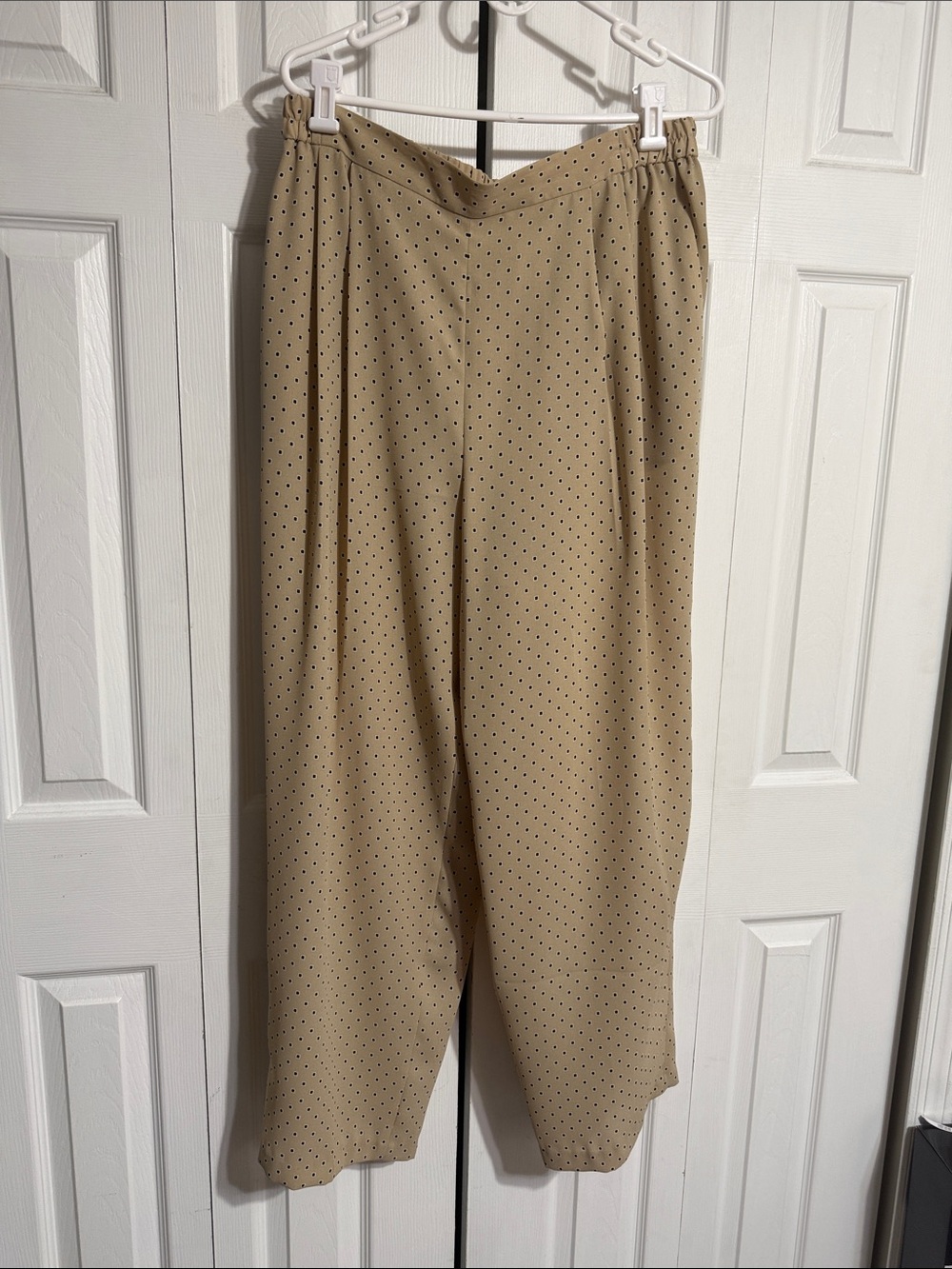 Rena Rowan for Saville lightweight pull on tan black & white pants size 18W